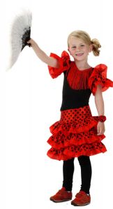 Spaanse Flamenco Jurk voor Meisjes