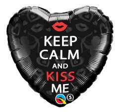 Keep Calm Hart Folieballon 46cm