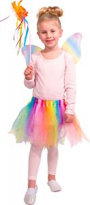 Regenboog Fee - Rokje met Vleugels