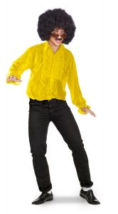 Disco Shirt Geel - Volwassenen