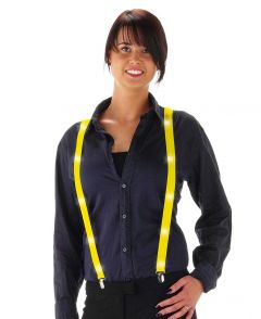 LED bretels neon geel