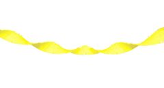 Neon geel Crepe Papier Slinger - 18 meter
