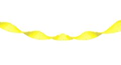 Neon geel Crepe Papier Slinger - 18 meter