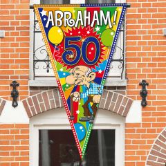 50 Jaar Abraham Knalfeest Mega Vlag - 90x150cm