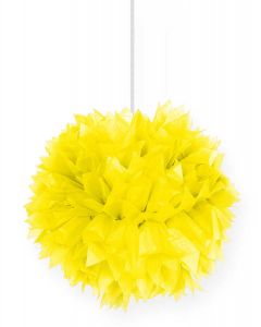 Pompom geel 30cm