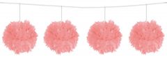 Roze Pompom Slinger 3 meter 