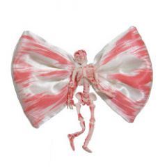 Bebloed Strikje met Skelet