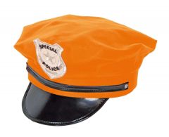 Politie pet neon oranje