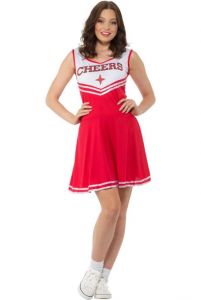 Cheerleader Kostuum Rood