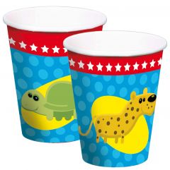 Animal Party Dieren Bekers - 8 stuks