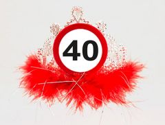 40 Jaar Tiara Verkeersbord