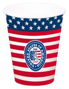 USA Party Bekers 700ml - 8 stuks