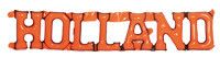Opblaas tekst Holland