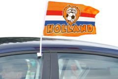 Autovlag Holland Leeuw 30x45cm