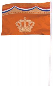 Vlag Oranje Kroon 100x150cm