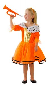 Oranje Prinsessenjurk Meisjes