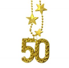 Goudkleurige Ketting 50 Jaar