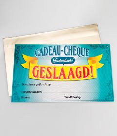 Cadeau Cheque - Geslaagd