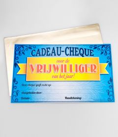 Cadeau Cheque - Vrijwilliger