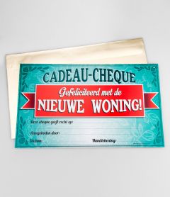 Cadeau Cheque - Nieuwe Woning