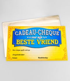 Cadeau Cheque - Beste Vriend