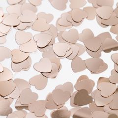 Tafelconfetti Rosé Gouden Hartjes