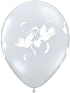 Liefdes Duiven Ballonnen 28cm- 25 stuks