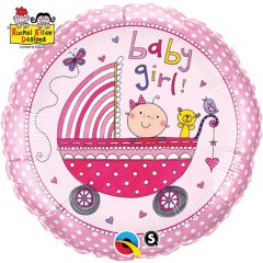 Baby Girl Folieballon 46cm