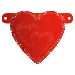 Banner Letter Romantisch Valentijns Hart