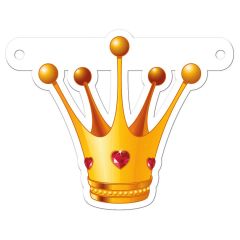 Banner letter prinsessen kroon