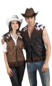 Western Vest Bruin Dames Maat M