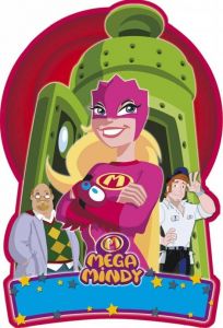 Mega Mindy Deurbord - 32x46cm