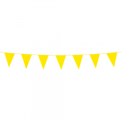 Gele Mini Vlaggenlijn - 3 meter