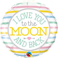 Love You To the Moon Folieballon - 45cm