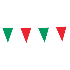 Vlaggenlijn Rood/Groen 10mtr