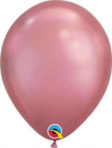 Roze Chroom Ballonnen 28cm - 100 stuks