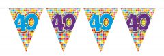 40 Jaar Slinger Birthday Blocks - 6 meter