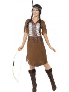 Native American Inspired Warrior Indiaan Kostuum