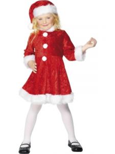 Mini Miss Santa Kostuum - 4/6 jaar