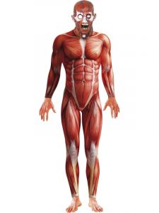 Anatomy Man Second Skin Morph Suit Kostuum - M