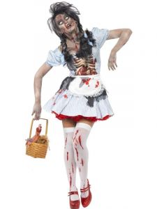 Horror Zombie Country Girl Kostuum