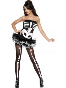 Fever Skeleton Jurk met Tutu