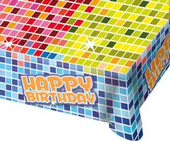 Tafelkleed Birthday Blocks 130x80cm