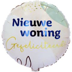 Folieballon Nieuwe Woning - 45cm