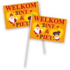 Zwaaivlaggentjes Sinterklaas - 30x20 cm