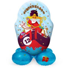 Folieballon Sinterklaas op Standaard