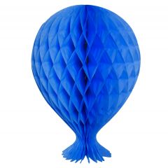 Blauwe Honeycomb Ballon - 37cm