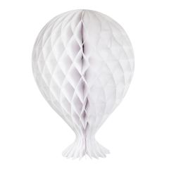 Witte Honeycomb Ballon - 37cm