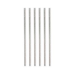 Rietjes Zilver Metallic - 20stk