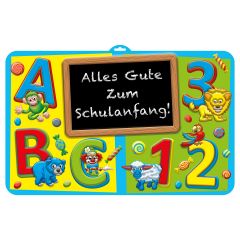 Kinderfeestje ABC Beschrijfbaar Deurbord - 58x38cm